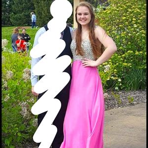 Pink formal dress